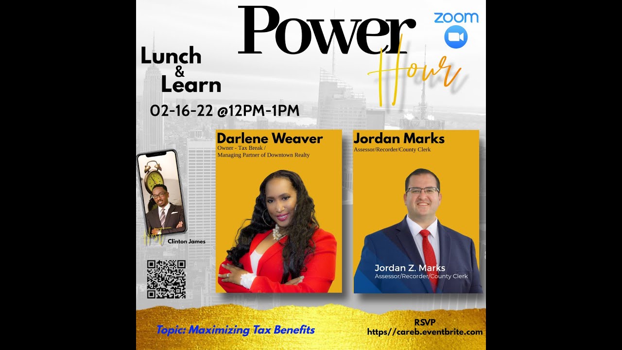 Power Hour - Lunch & Learn - Maximizing Tax Benefits