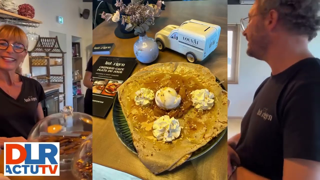 Saint Xandre - Virginie et Pierre Alexis Vouge créent la CREPERIE AMORIGEN -  DLR TV