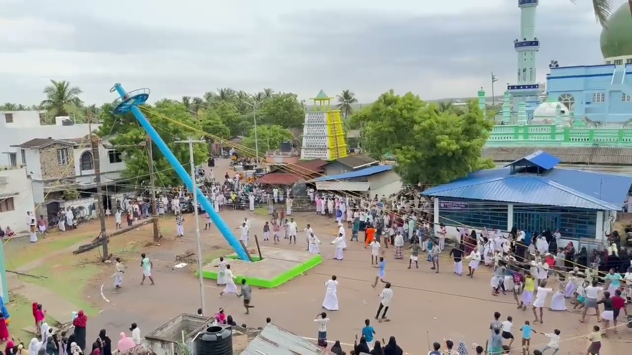 Adirampattinam beach street kanduri /அதிராம்பட்டினம் கடற்கரைத்தெரு கந்தூரி கொடி மரம் 2025