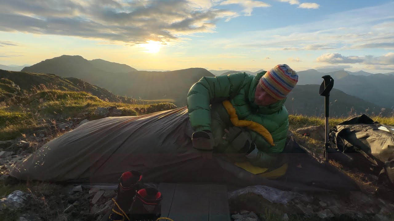 First night in the Borah Gear Ultralight Bivy- Glen Coe, Scotland