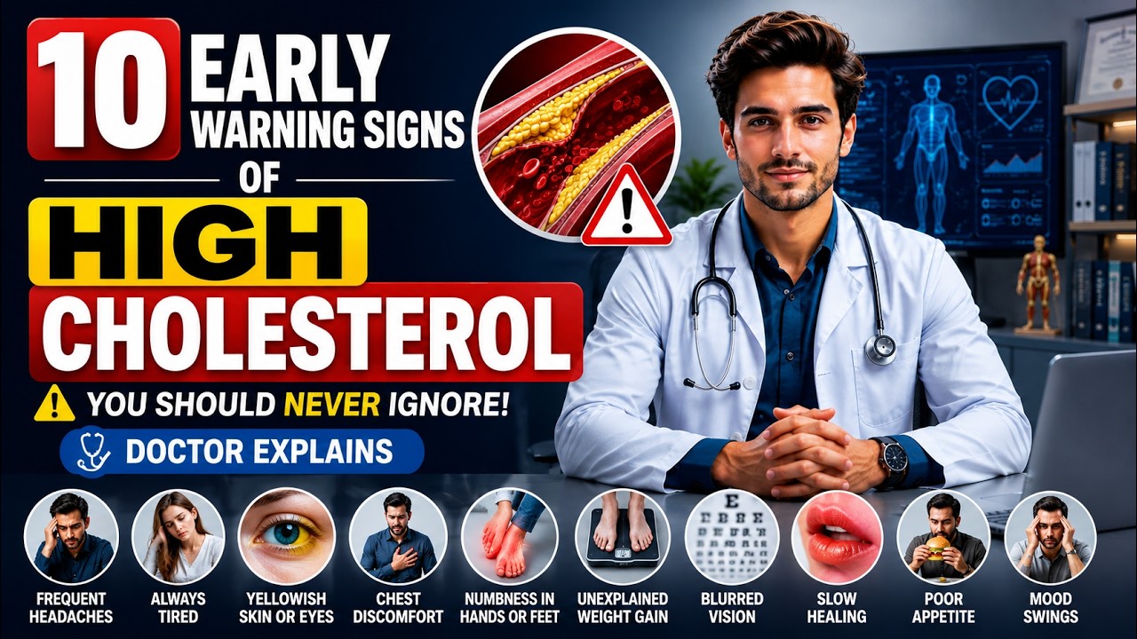 10 Early Warning Signs of High Cholesterol You Should Never Ignore | Doctor Explains