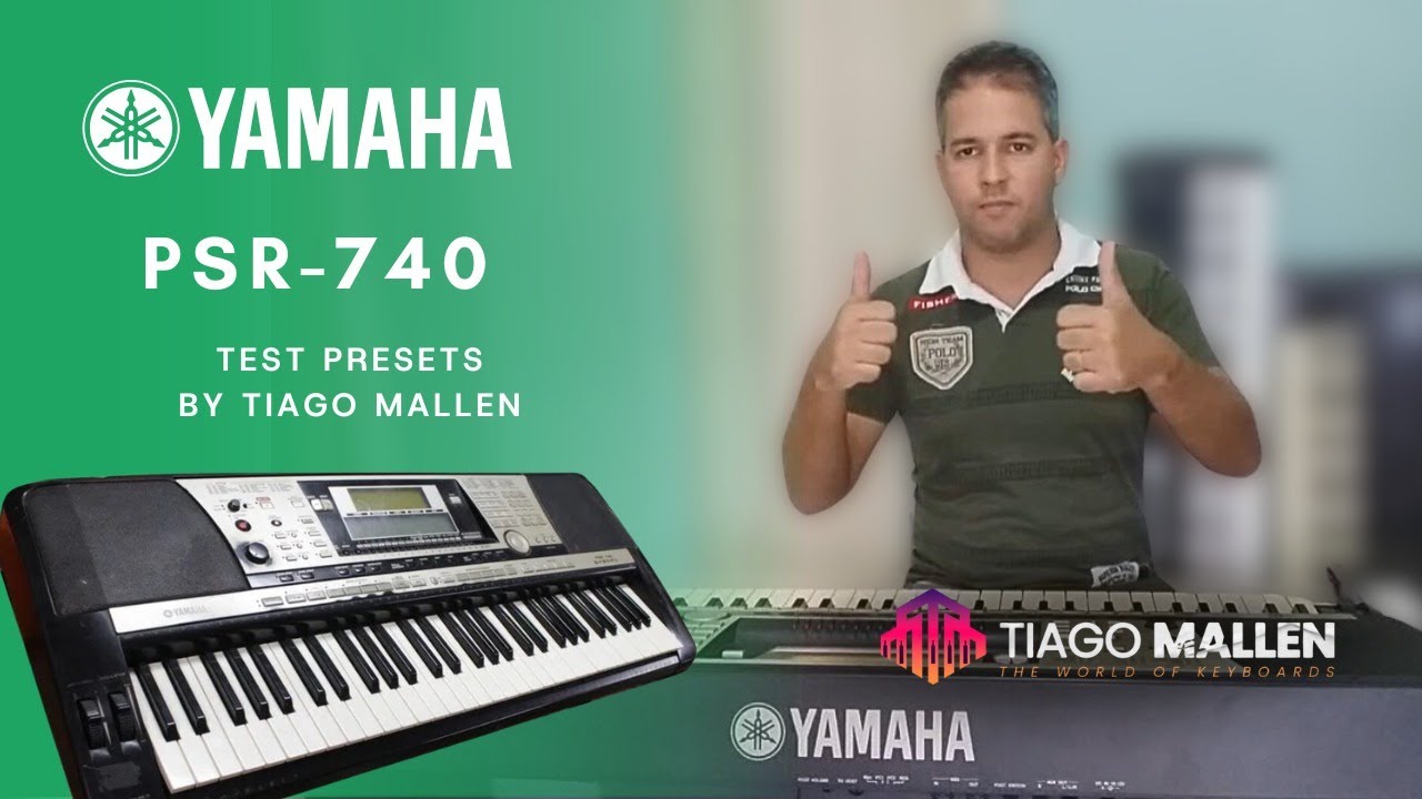 Yamaha PSR 740 - (Test Sounds) by Tiago Mallen - Factory Sounds #yamahapsr