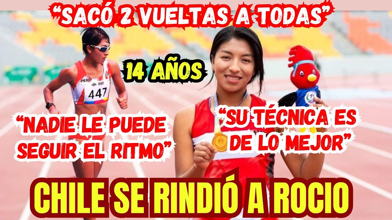 Rocío Andia (14) consigue ORO en Atletismo – Perú brilla en Santiago de Chile