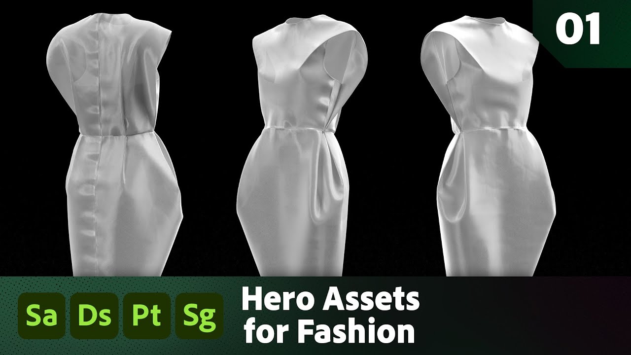 Hero Assets for Fashion - 01 - Intro | Adobe Substance 3D