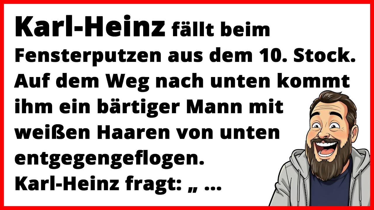 6 WITZE, bei denen mir vor Lachen fast meine Kinlade runtergefallen wäre. #witzezumlachen
