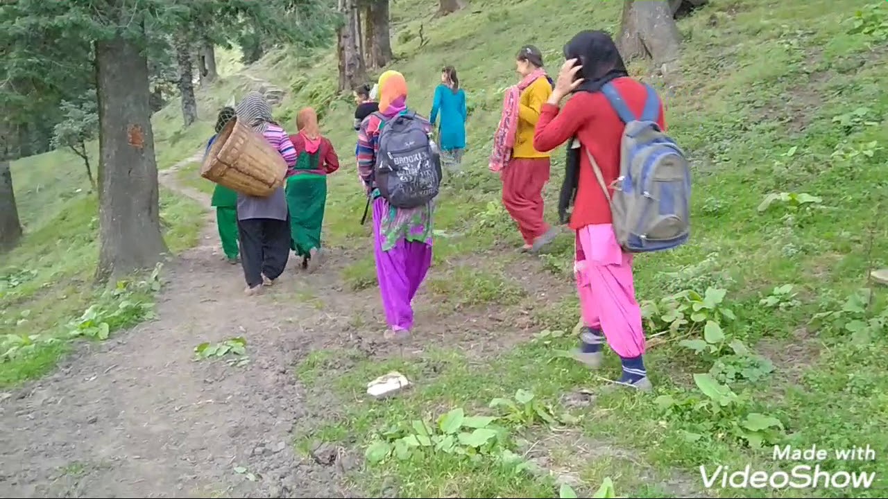 दूधातोली से घर वापसी का विडियो