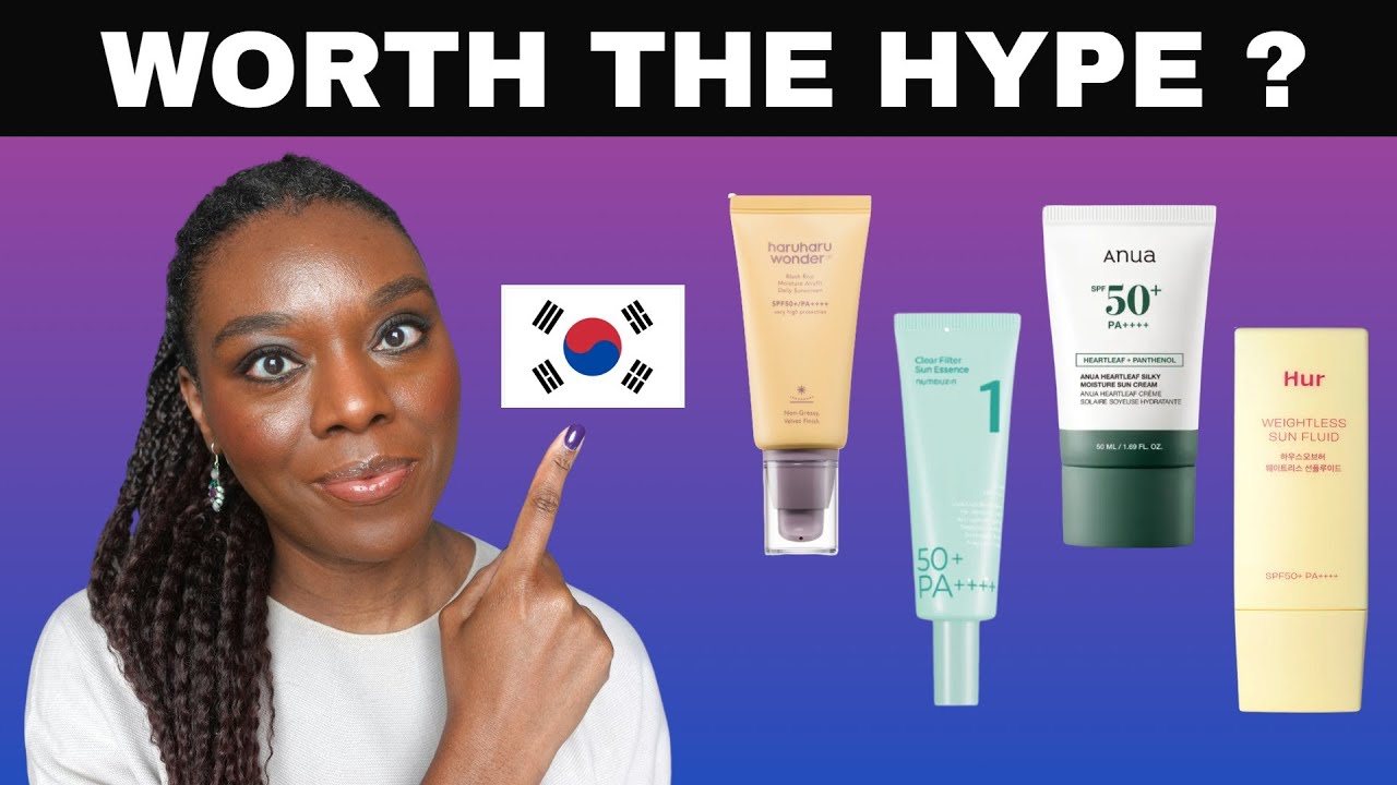 The 4 BEST Korean Sunscreens for Every Skin Type | I Tested Anua, Numbuzin House of Hur...