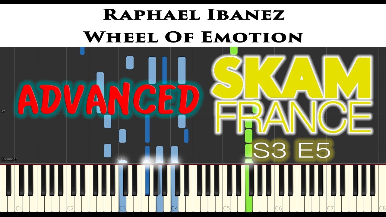 Raphaël Ibanez - Wheel Of Emotion (Skam France Season 3) | Sheet Music & Synthesia Piano Tutorial