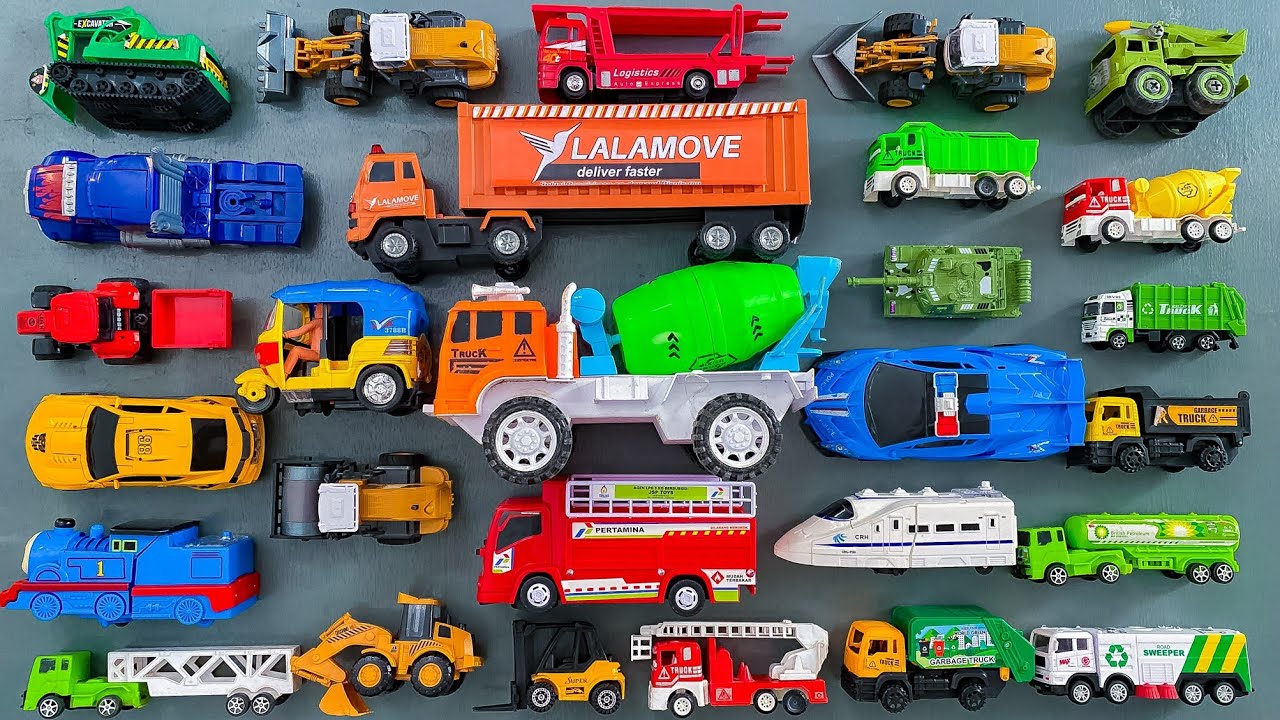 Box Full of Model Cars -Mazda Mx5, Koenigesgg Jesko, Lamborghini Scv12, Byd Yang Wang U8, Toyota Car