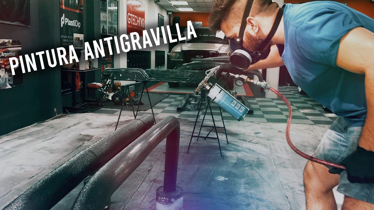 Aplicando PINTURA ANTIGRAVILLA a la Ranger | Rodri Cabanay