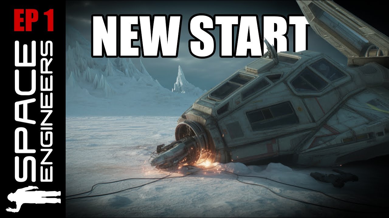 Space Engineers Survival (EP1) | A New Start [2025]