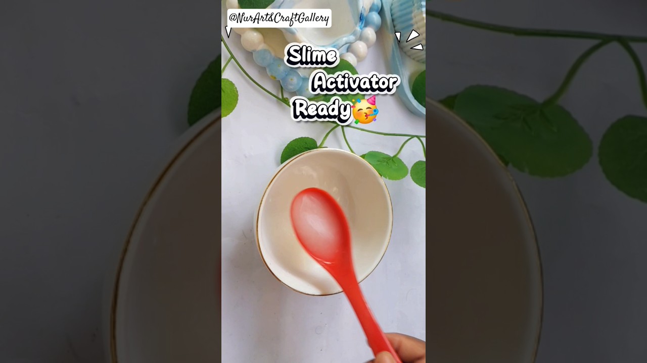 Slime Activator 😱 #Slime #Activator #shortvideo #satisfying #easy