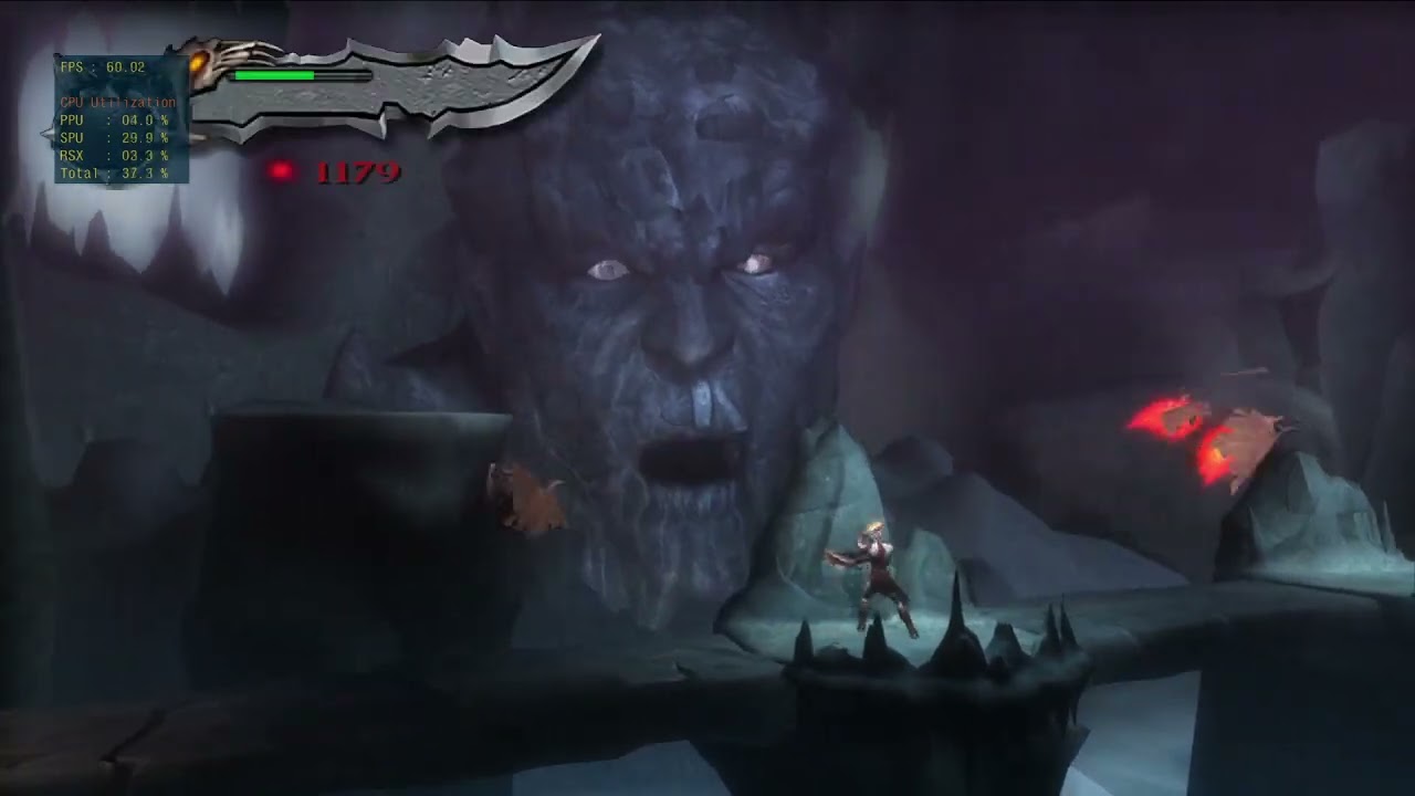 God of War 2 TYPHON'S CAVERN BUG