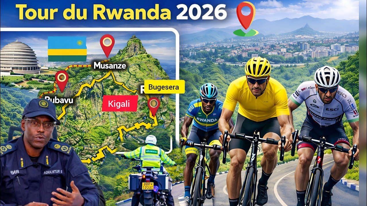 IRUSHANWA RIHINDUYE ISURA dore ibibaye muri tour du rwanda RUBAVU -MUSANZE 
