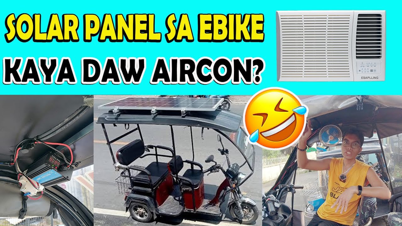 MGA DAPAT MALAMAN SA EBIKE NA MAY SOLAR PANEL | PAANO MAGLAGAY NG SOLAR | SULIT BA ANG MAY SOLAR?