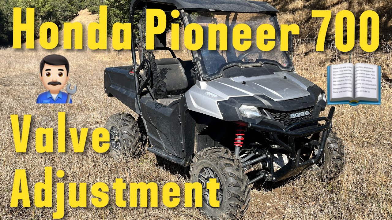 Регулировка клапанов Honda Pioneer 700 2014-2024