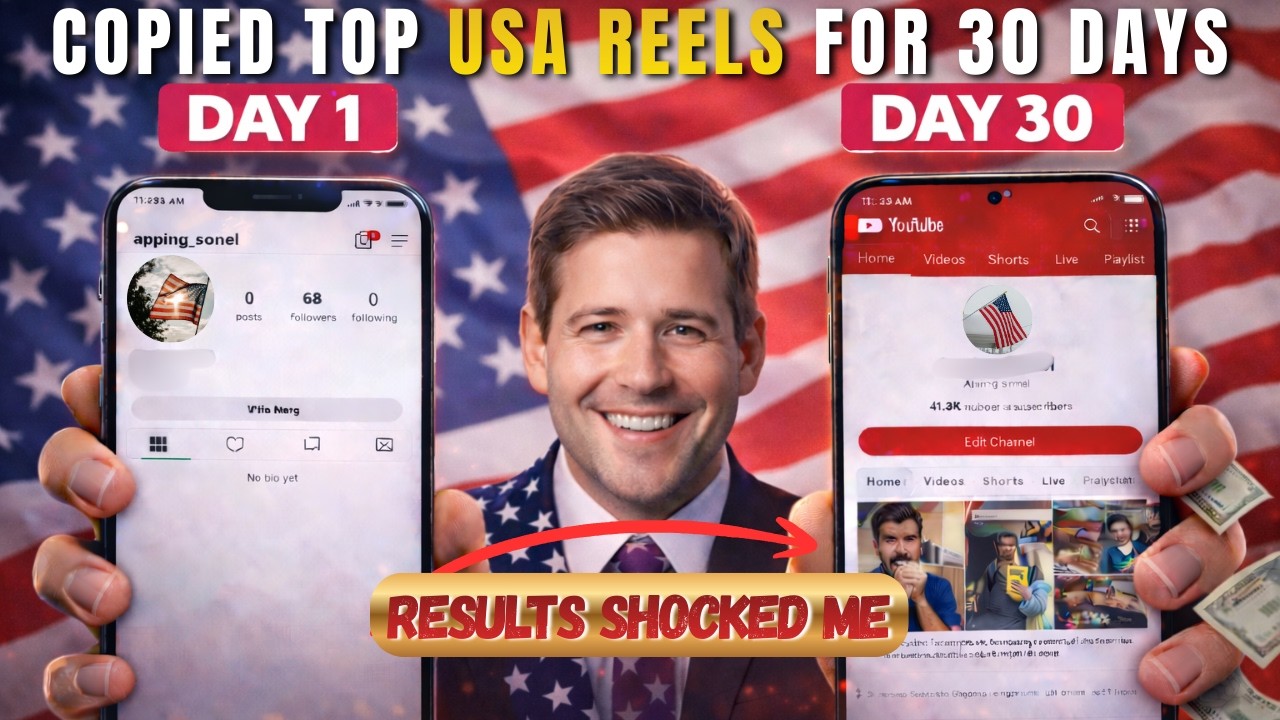 I Copied Top USA Reels for 30 Days – Results Shocked Me