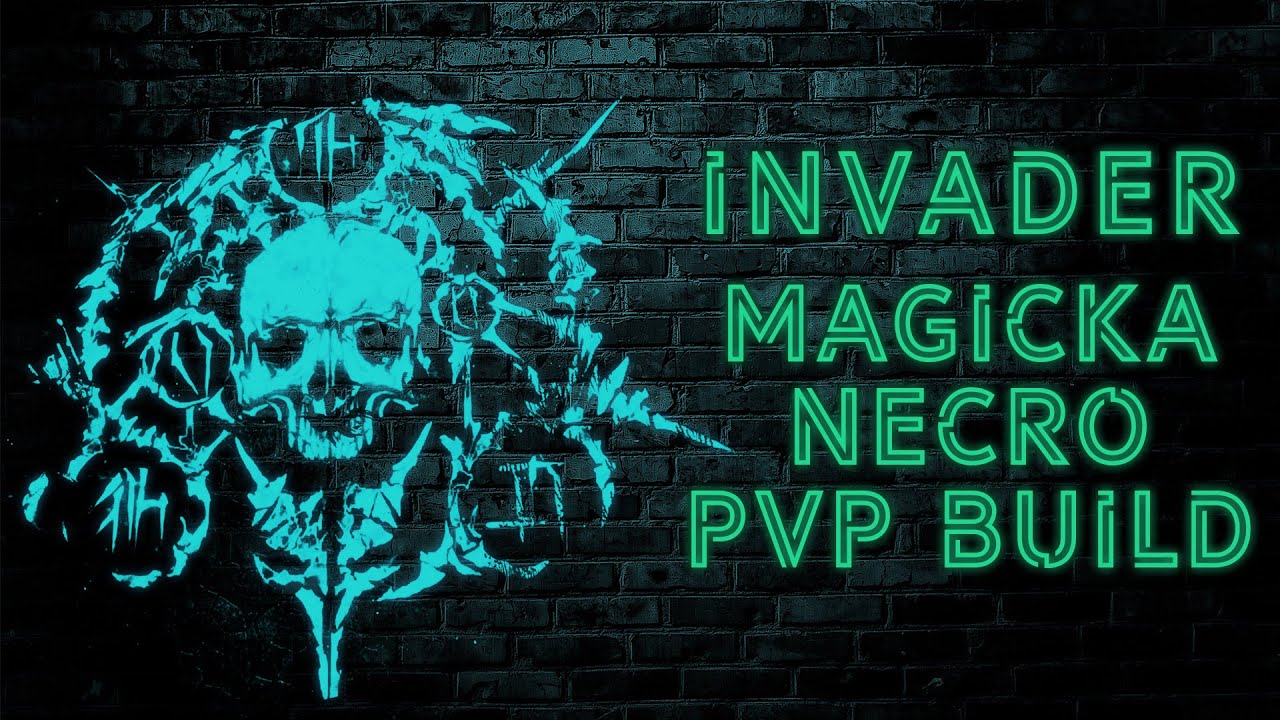 INVADER - Insane Sustain Magicka Necro Build - The Elder Scrolls Online - Greymoor