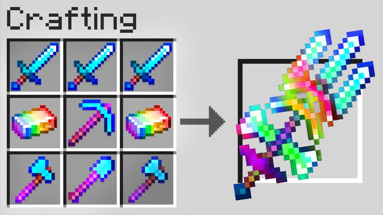 Minecraft ΑΛΛΑ ενώνω OP ITEMS!