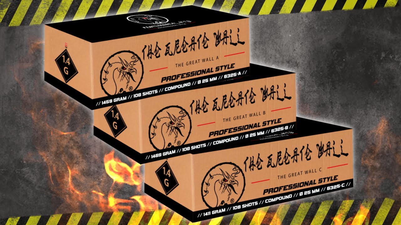 The Great Wall - Professional Style Vuurwerk - GBV WECO - 6325
