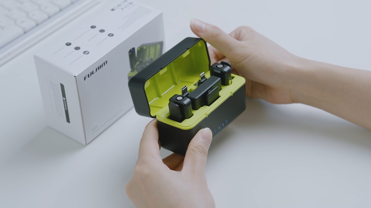 Fulaim X6S Wireless Mic | Compact Dual Mic System for Creators