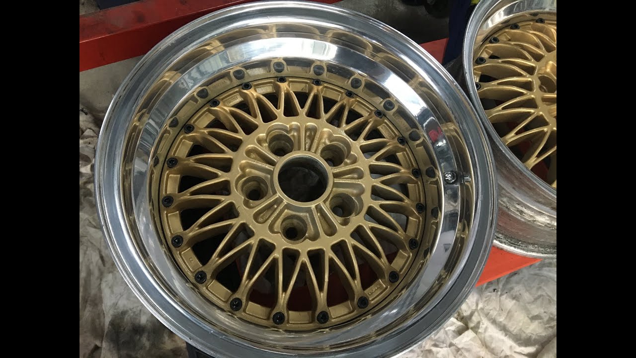 Simmons 3 piece alloy wheels refurbishment