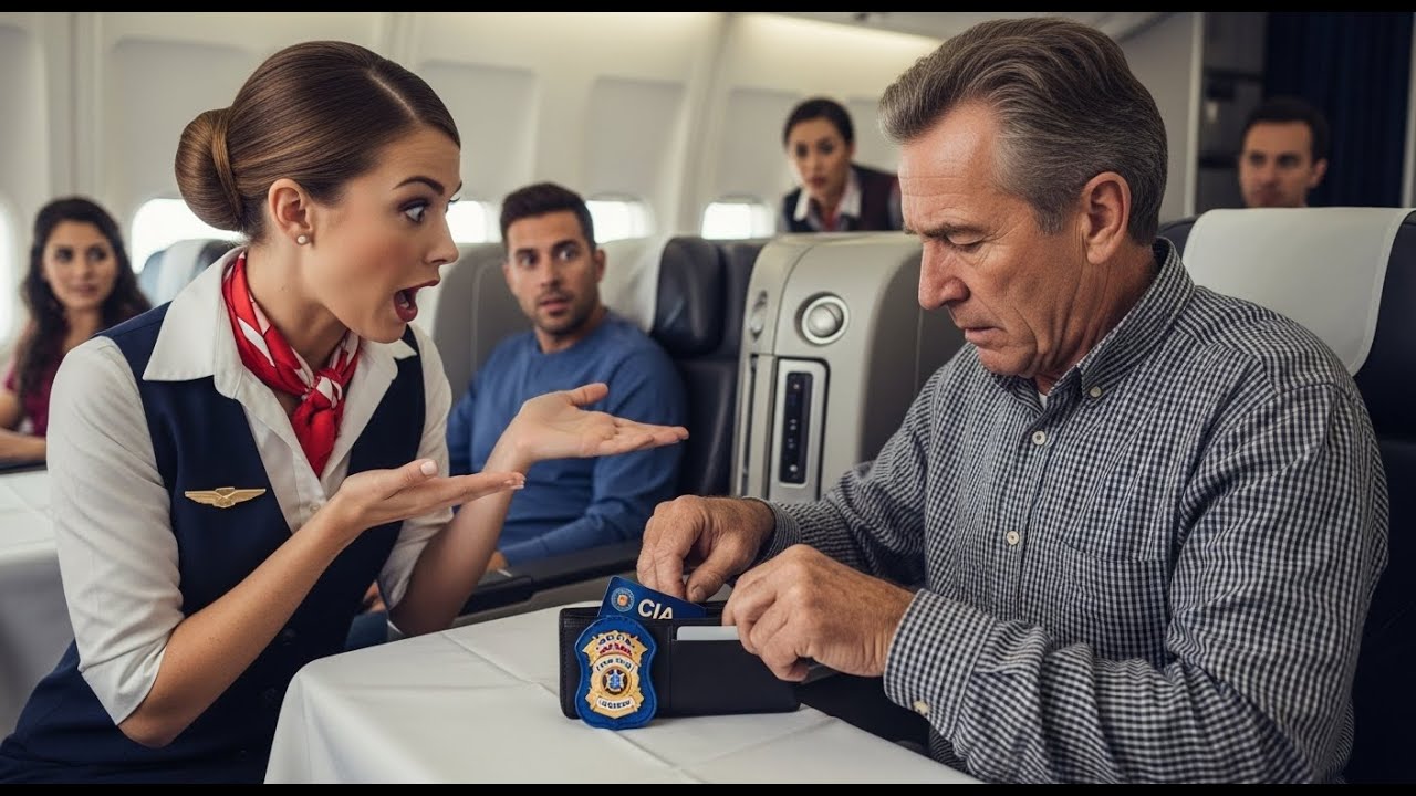 Flight Attendant Mocked a Farmer in First Class — Then His CIA Badge Slid Out