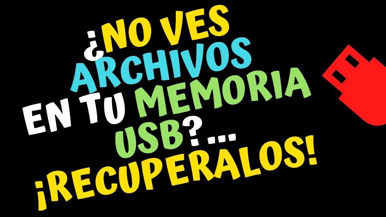 😱Porque Se Ocultaron Los Archivos De Mi USB❓ | 👉SOLUCIÓN Paso a Paso👌