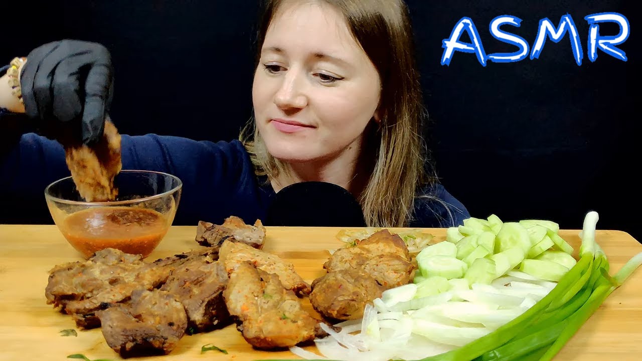 АСМР ШАШЛЫК МУКБАНГ | ASMR BARBECUE SHASHLIK MUKBANG | 