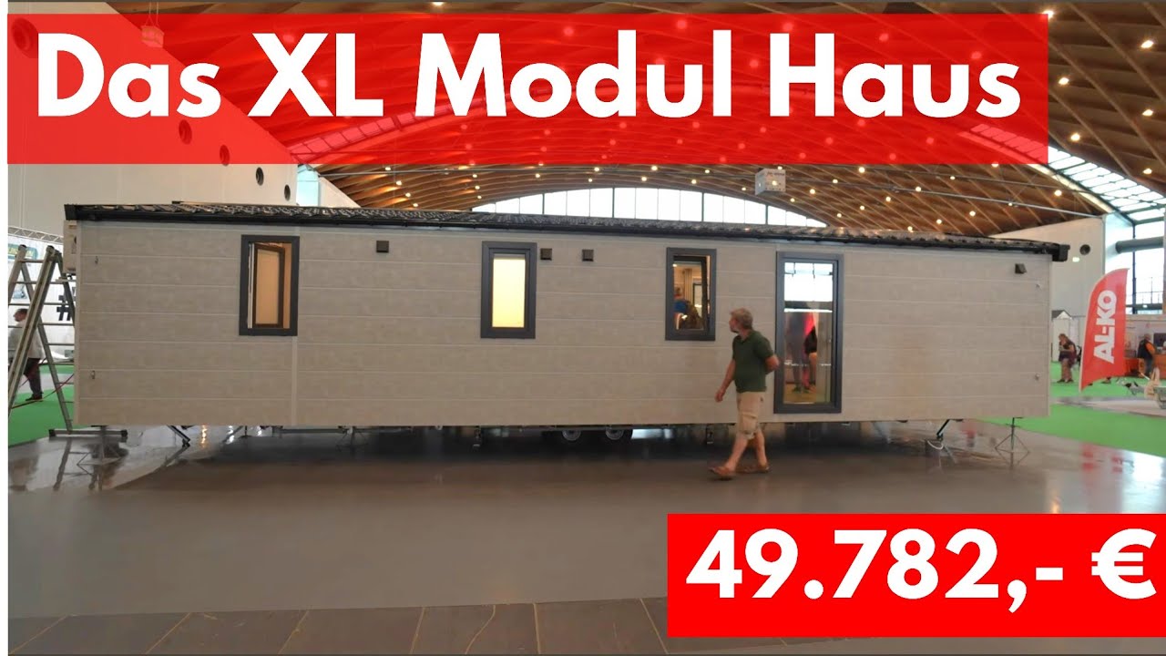 49.782 € Modul Haus statt teure Miete Tinyhouse 2023: New Housing Larc mit Baugenehmigung und Möbeln