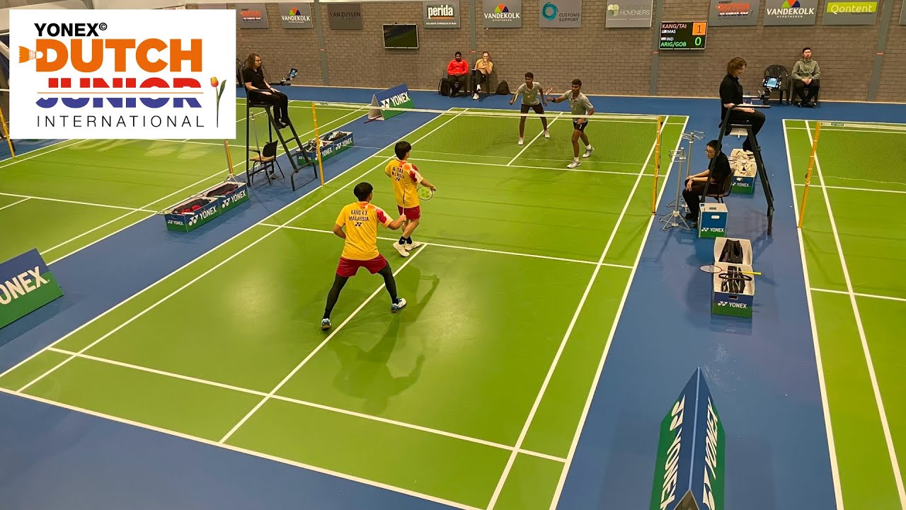 QF, MD, 🇲🇾 Kang Khai Xing & Aaron Tai vs. 🇮🇳 Bhargav Ram Arigela & Viswa Tej Gobburu - Dutch Junior