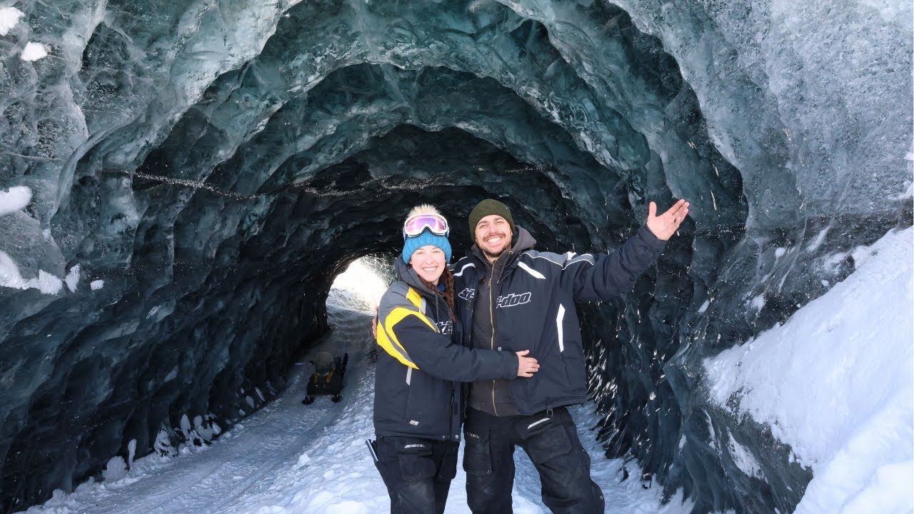 Picking Up Our New Adventure RIG! Riding Through a Glacier Tunnel + Fresh Potato Donuts