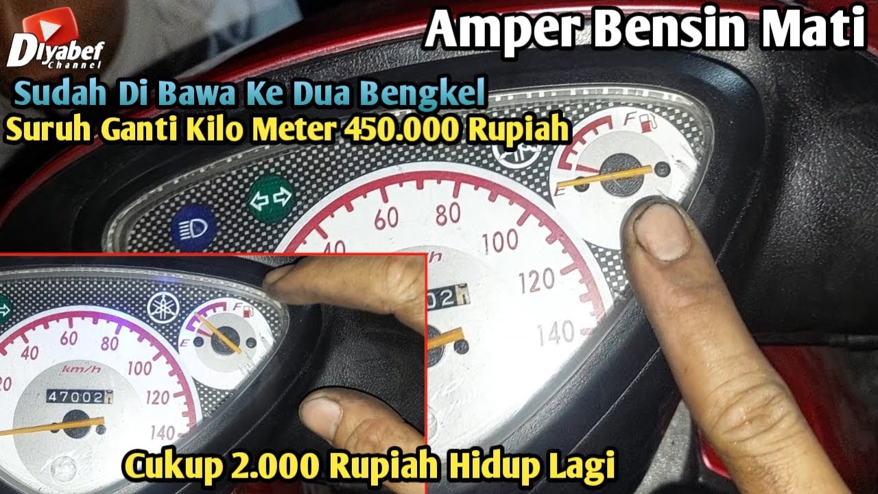 CARA MEMPERBAIKI AMPER BENSIN YANG MATI BISA HIDUP LAGI || Cukup Modal 2 Rp || Hidup Lagi