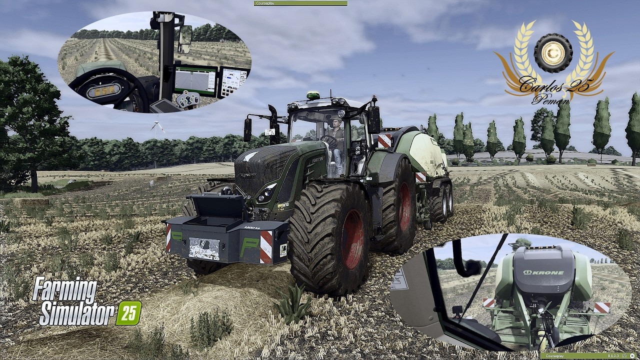 FS 25 |PORFIN DEJA DE LLOVER Y PODEMOS EMPACAR |RESHADE | SIMULACION | FENDT 936 (LUNOW 25)