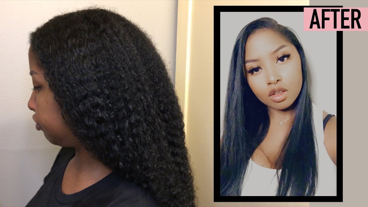 💆🏾‍♀️ MY [ STRAIGHT HAIR NATURAL ] ROUTINE - WASH DAY 💦