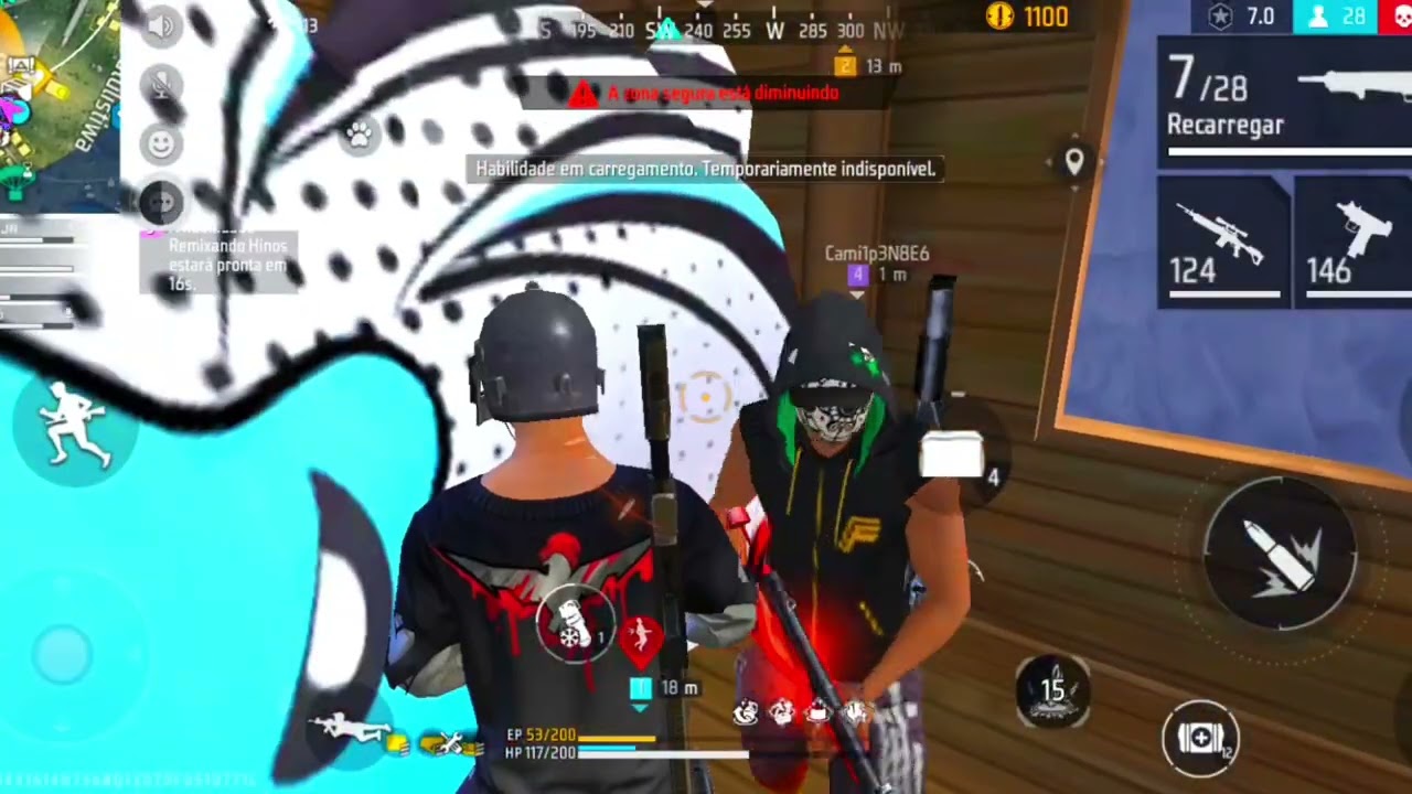 Cai com o Neymar na ranqueada,e ele fez 15 kill nessa partida