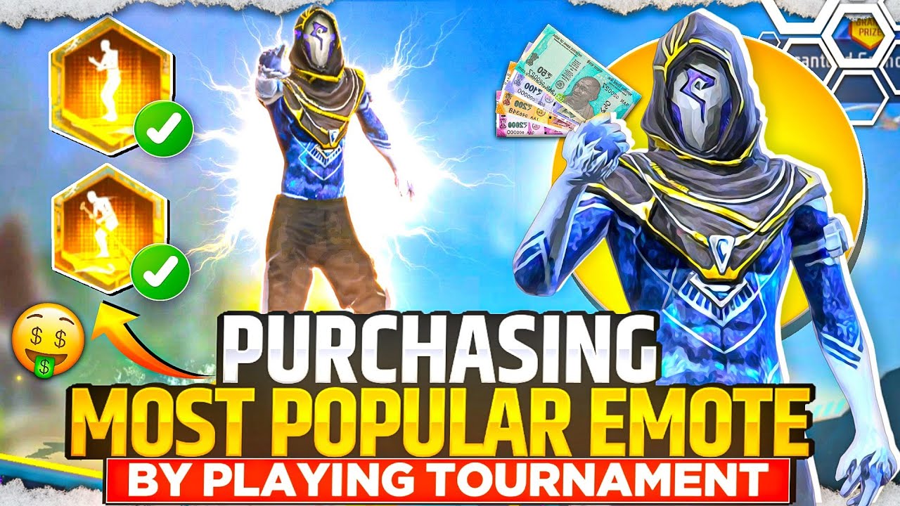 Purchasing Most Popular Emote 💰| Playing Tournament 