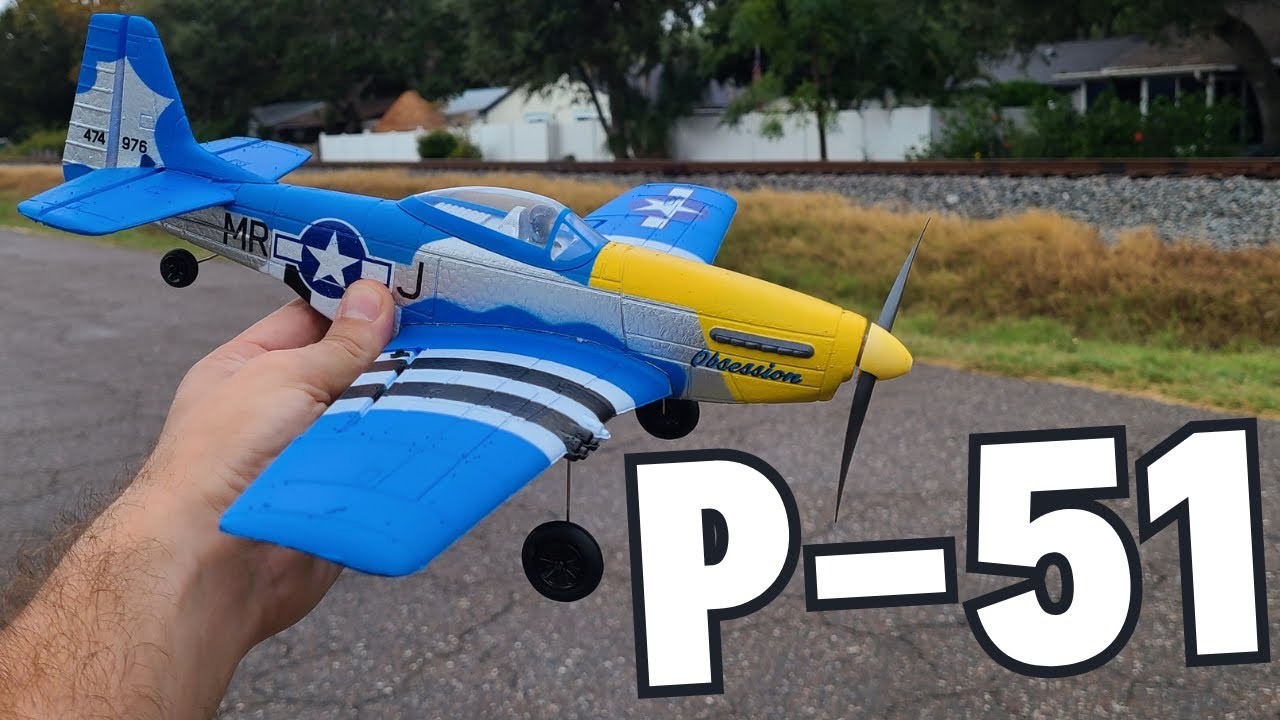 This Micro P-51 RTF RC Airplane is SO cool AND CHEAP!!! VOLANTEX
