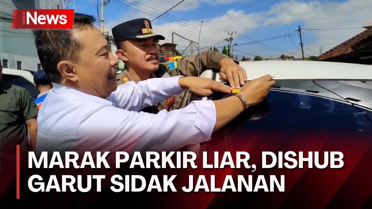 Petugas Gabungan Gelar Razia Parkir Liar di Garut, Sejumlah Kendaraan Diangkut