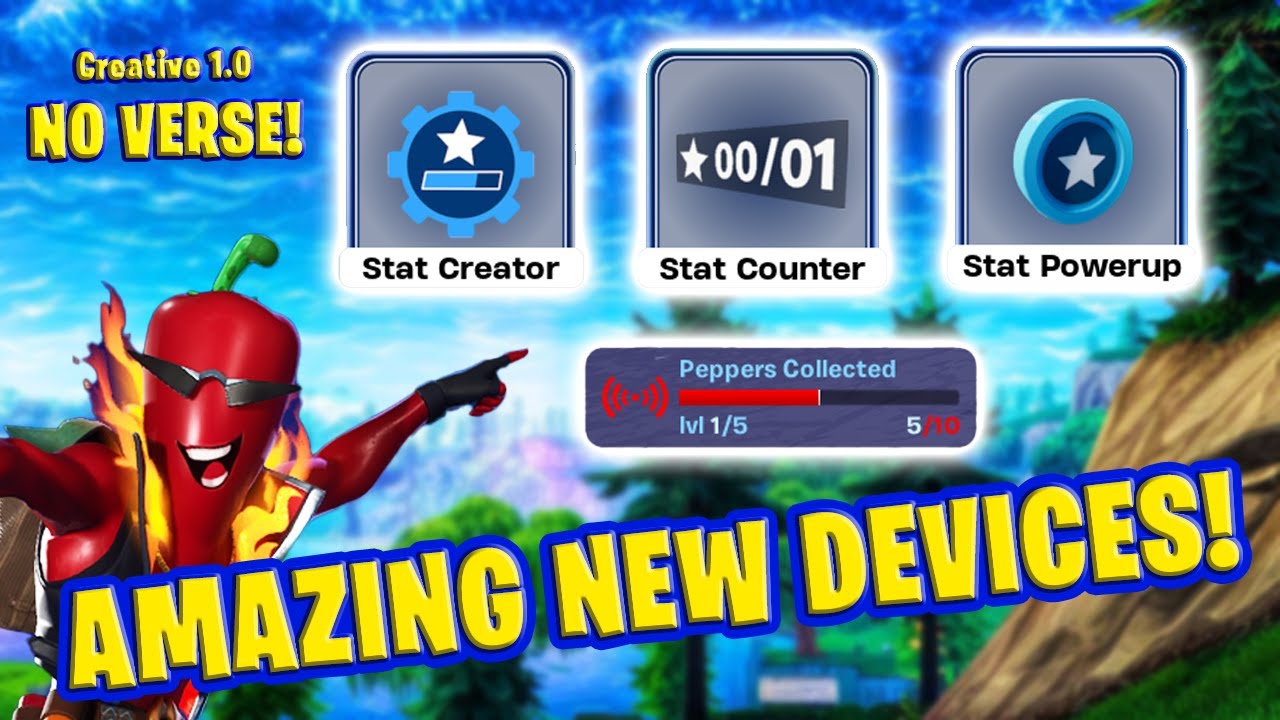 Fortnite Creative Stat Creator/Counter/Powerup Tutorial