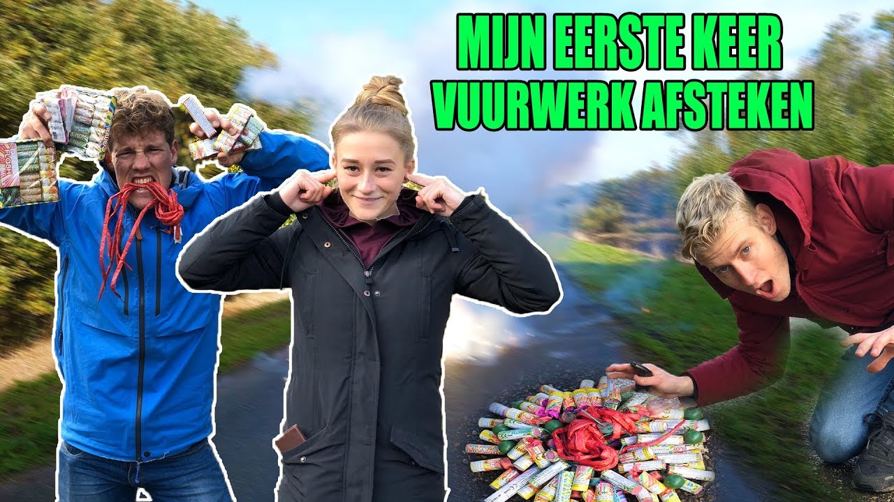 CAT 1 VUURWERK AFSTEKEN MET DANIEL EN ZIJN VRIENDIN