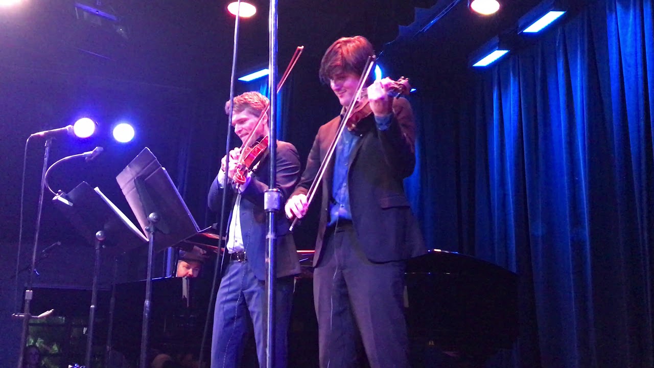 Nigel Armstrong & Mads Tolling perform the Bach Double Violin Concerto, swing style