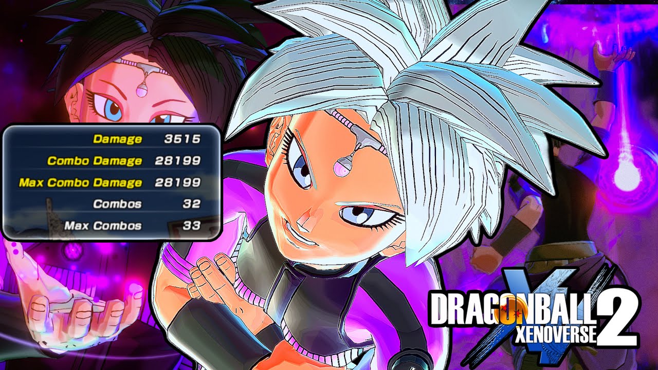 DLC18 INSTANT DEATH GOD OF DESTRUCTION COMBO ONE SHOTS LV 160s | Dragonball xenoverse 2