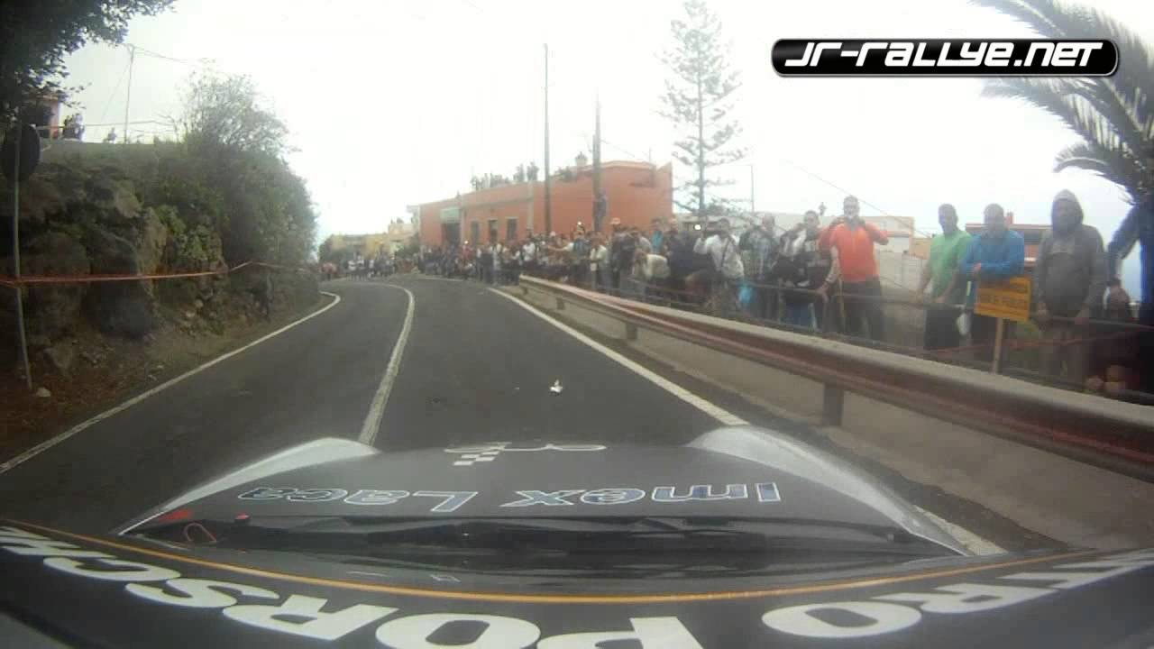 Onboard Miguel Fuster Porsche 997 GT3 Rallye Isla de Tenerife 2013 TC-3