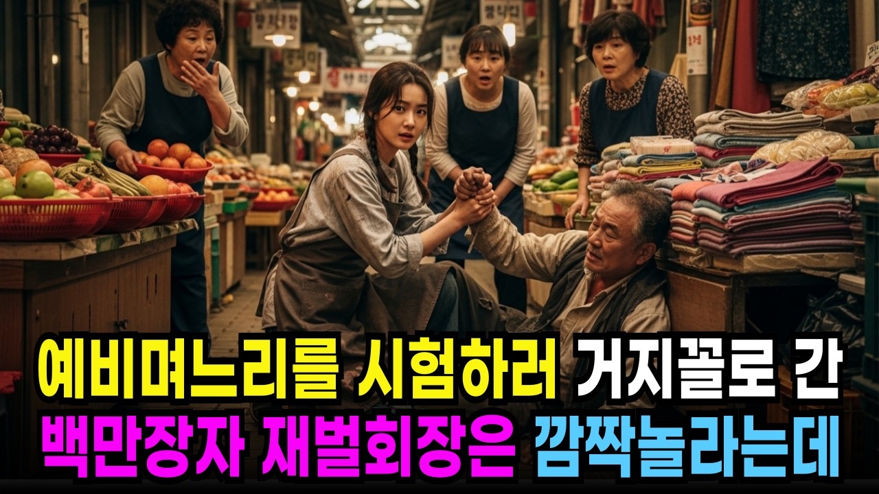 김밥집 예비 며느리를 시험하러 거지꼴로 찾아간 백만장자 재벌 회장, 예비며느리를 보고 재벌회장은 깜짝 놀라 오열하는데  ㅣ노후사연ㅣ감동사연ㅣ사연라디오ㅣ오디오북ㅣ인생사연ㅣ