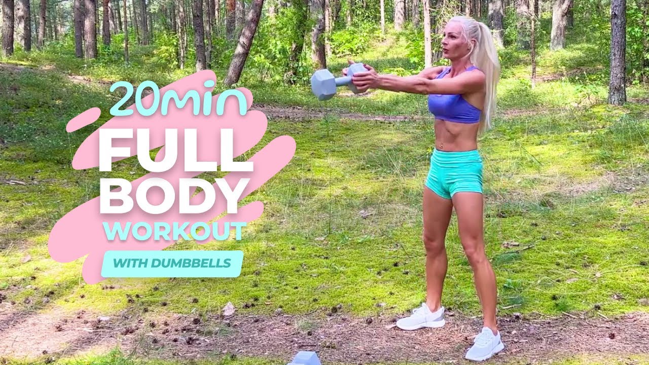 20 Min Full Body Dumbbell Workout at Home - No Repeat, No Talking