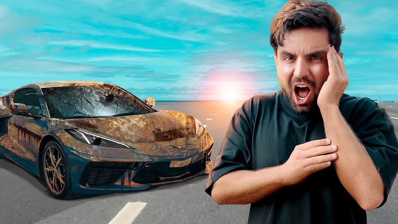شوفوا ايش صار بسبب غبائي !! 🤕 🏎