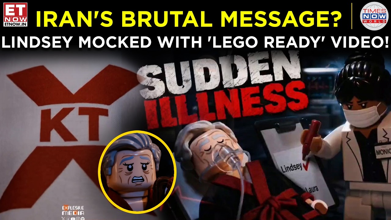 Iranian TV MOCKS Lindsey Graham With Chilling 'Lego Ready' Death Video! | ET Now | Latest News