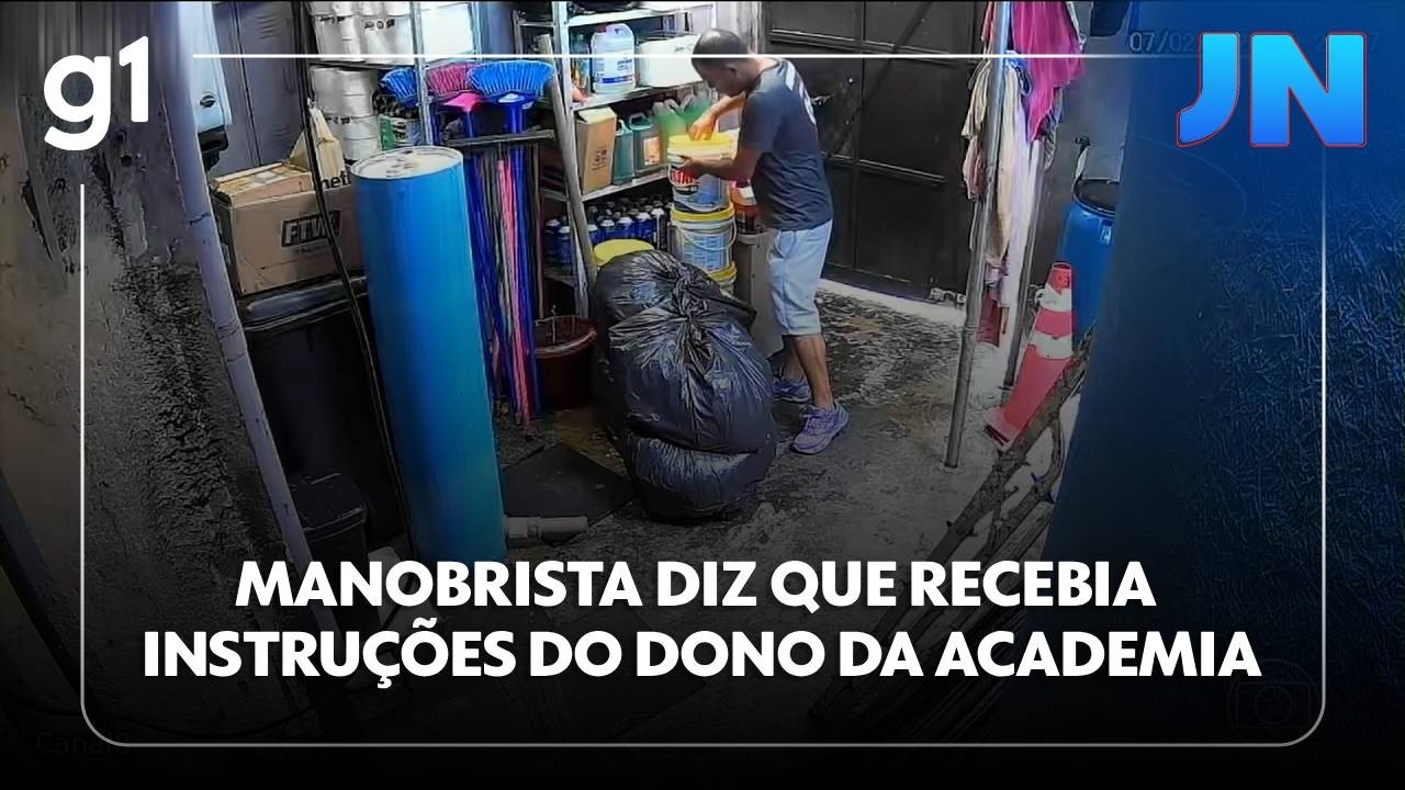Jornal Nacional: manobrista diz à polícia que recebia pelo celular instruções do dono da academia