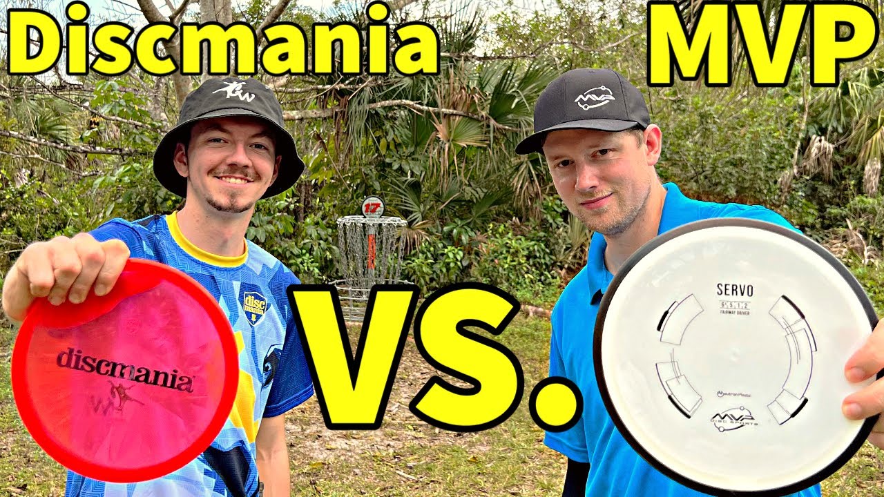 SIMON CHALLENGING CASEY WITH HIS NEW BAG!!! (Discmania vs. MVP)